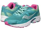 Saucony Kids Cohesion 10 Ltt (big Kid) (turquoise) Girls Shoes