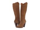 Frye Madeline Tall (khaki Oiled Suede) Women's Zip Boots