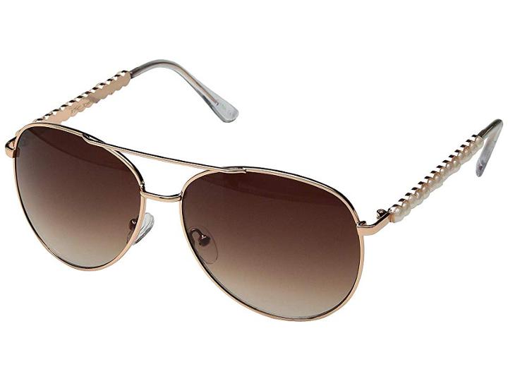 Betsey Johnson Bj492190 (rose Gold) Fashion Sunglasses