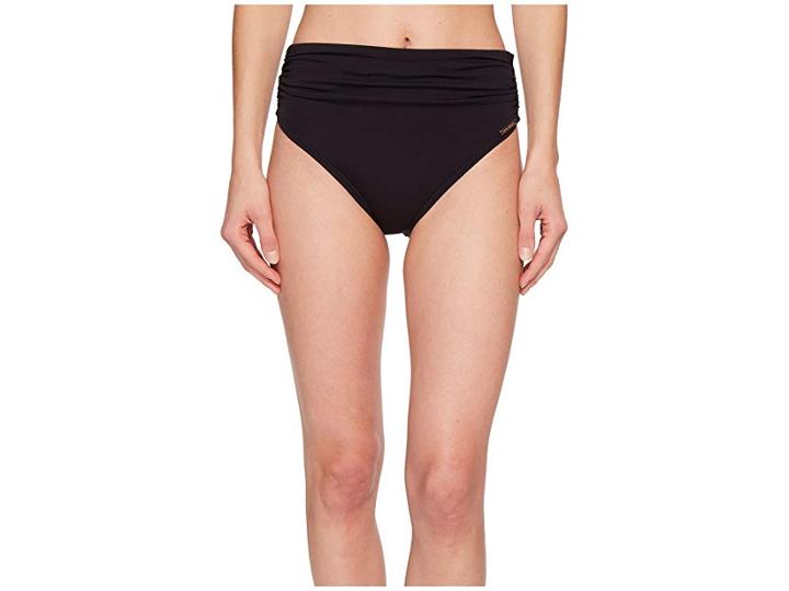 Vince Camuto Riviera Solids Convertible High-waist Bikini Bottom (black) Women's Swimwear