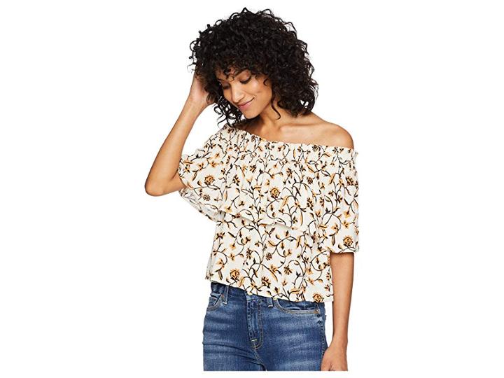 Amuse Society In Your Dreams Woven Top (honey) Women's Clothing