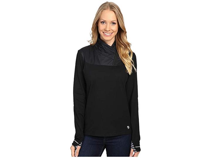 Mountain Hardwear 32deg Insulated 1/2 Zip (black) Women's Coat
