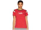 Nike Gym Vintage Short Sleeve Hbr (gym Red/sail) Women's Clothing