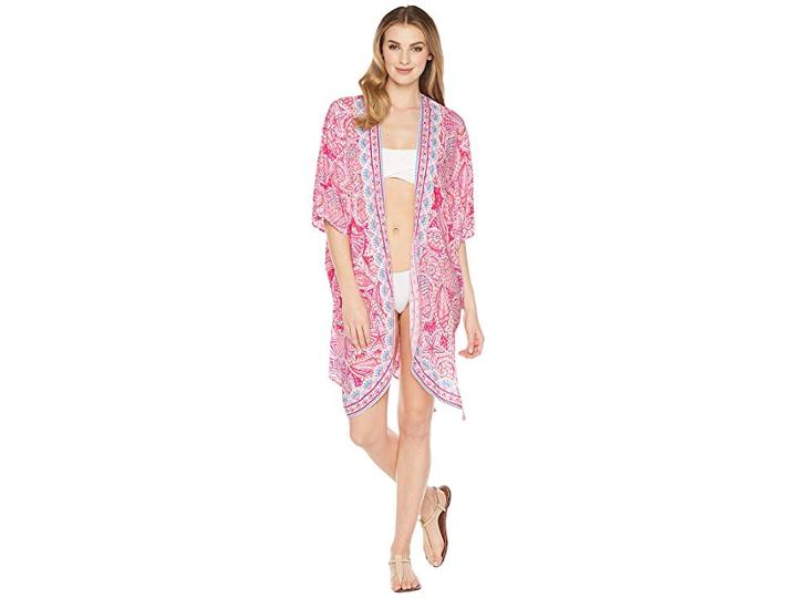 Hatley Beach Wrap (pink St.barts) Women's Clothing