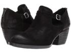 Born Mendocino (black Distressed Leather) Women's Clog Shoes