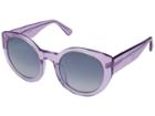 Diff Eyewear Luna (amethyst Glitter/smoke) Fashion Sunglasses