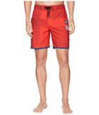 Hurley Phantom England National Team Boardshorts (challenge Red) Men's Swimwear