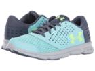Under Armour Kids Ua Micro Rave Run (big Kid) (blue Infinity/apollo Grey/quirky Lime) Girls Shoes