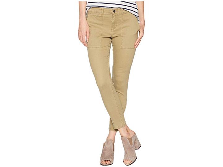 Sanctuary Fast Track Zip Chino Pants (prosperity Green) Women's Casual Pants