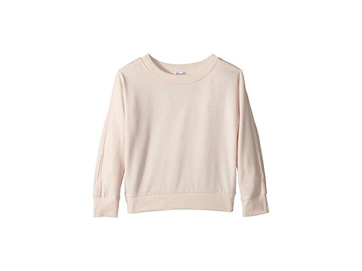 Splendid Littles Always Slit Sleeves Top (little Kids) (pink) Girl's Clothing