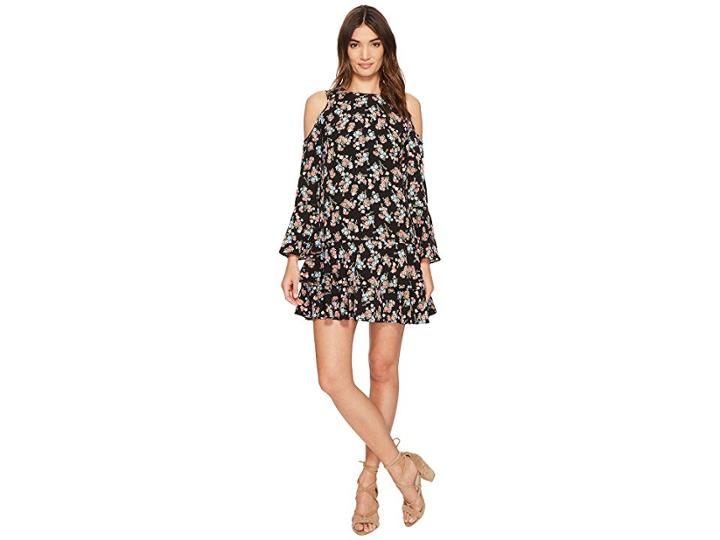 Kensie Wild Roses Dress Ks2k8190 (black Combo) Women's Dress
