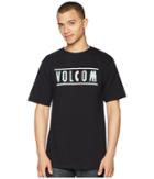 Volcom Double Short Sleeve Basic Tee (black) Men's T Shirt