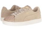 Puma Suede Made In Italy (birch/puma Team Gold) Women's Lace Up Casual Shoes