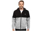 U.s. Polo Assn. Color Block Sherpa Hoodie (black) Men's Sweatshirt