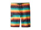 O'neill Kids Santa Cruz Stripe Boardshorts (big Kids) (multi) Boy's Swimwear