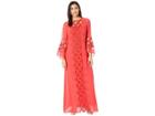 Juicy Couture Embroidered Lace Kaftan (true Red) Women's Dress