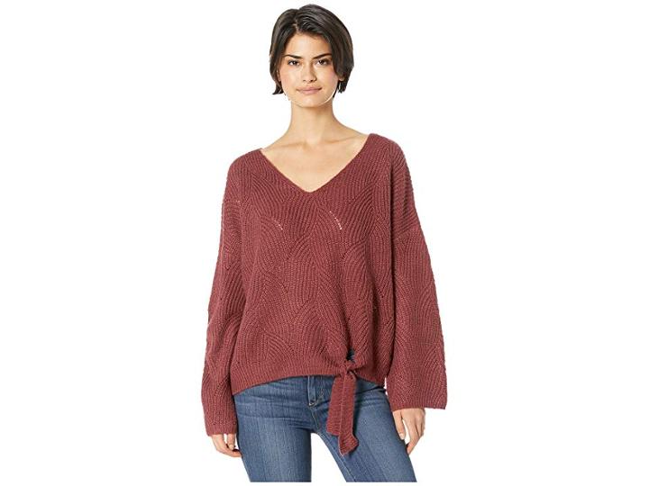 Roxy See You In Bali Sweater (oxblood Red) Women's Sweater