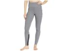Adidas Designed-2-move High-rise Long Tights (dark Grey Heather) Women's Casual Pants