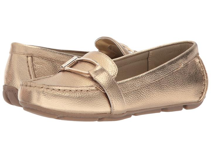 Anne Klein Petra (gold Leather) Women's Shoes