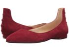 Nine West Owl (red Suede) Women's Flat Shoes