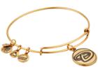 Alex And Ani Mlb(r) Arizona Diamondbacks Charm Bangle (rafaelian Gold Finish) Bracelet