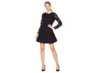 Laundry By Shelli Segal Lace Fit And Flare Dress (black) Women's Dress
