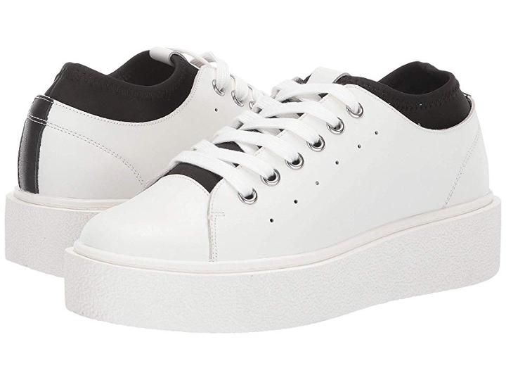 Sol Sana Noah Sneaker (white/black) Women's Lace Up Casual Shoes