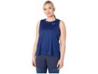 Nike Dry Miler Tank (size 1x-3x) (blue Void/reflective Silver) Women's Clothing