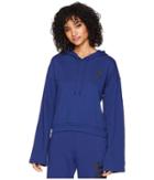 Juicy Couture J Pullover Hoodie (twilight Blue) Women's Sweatshirt