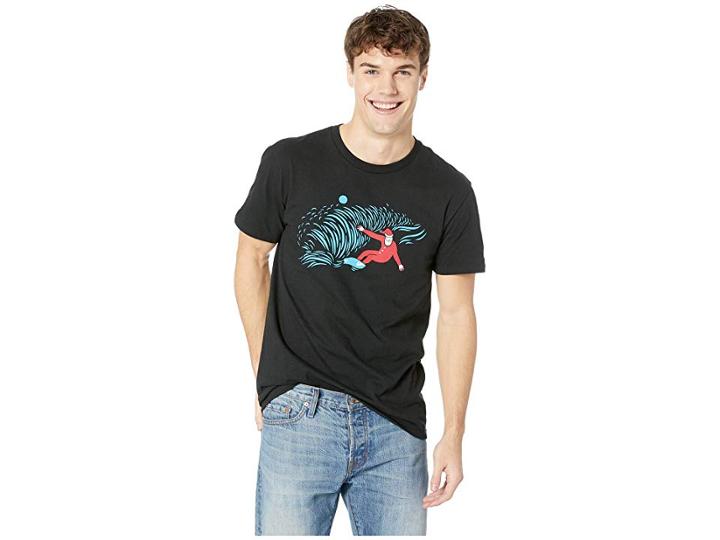 Quiksilver Snowman Shred Tee (black) Men's T Shirt