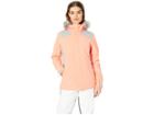 O'neill Signal Jacket (neon Tangerine Pink) Women's Coat