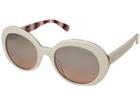 Kate Spade New York Cindra/s (ivory/brown Gradient Mirror) Fashion Sunglasses