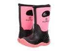 Roper Kids Barnyard Cutie (toddler/little Kid) (black Rubber Vamp Pink Neoprene Shaft) Girls Shoes