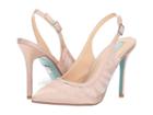 Blue By Betsey Johnson Mia (nude Satin) High Heels