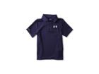 Under Armour Kids Ua Matchplay Polo (big Kids) (midnight Navy/true Gray Heather/white) Boy's Short Sleeve Pullover