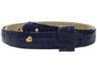 Ada Collection Iris Belt (navy Croco) Women's Belts