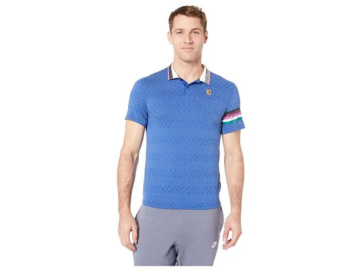 Nike Nikecourt Advantage Polo Mb Nt (indigo Force) Men's Clothing