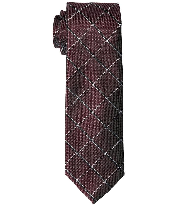 Michael Michael Kors Stonehurst Grid (burgundy) Ties
