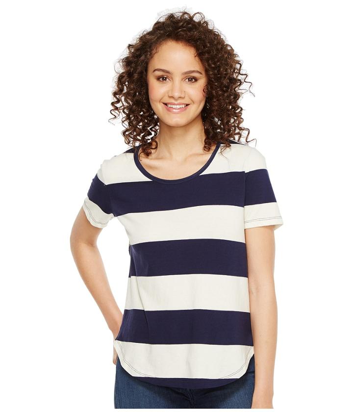 Splendid Cross Back Tee (navy) Women's T Shirt