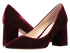 Marc Fisher Ltd Zala Pump (dark Red Fabric) Women's Shoes