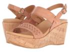 Kork-ease Austin Braid (blush Full Grain) Women's Wedge Shoes