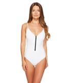 Onia Arianna One-piece (white) Women's Swimsuits One Piece
