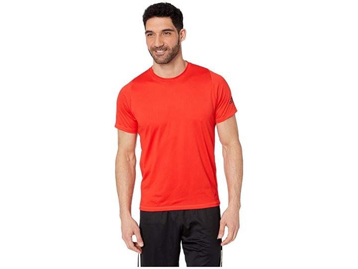 Adidas Freelift Solid Tee (active Red) Men's T Shirt