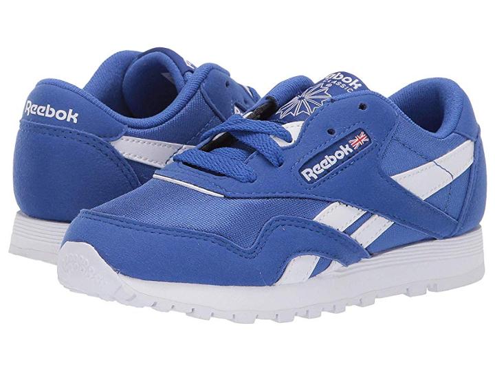 Reebok Kids Classic Nylon Mu (little Kid) (cobalt/white) Kids Shoes