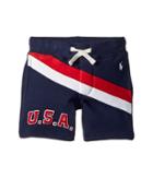 Polo Ralph Lauren Kids Terry Shorts (toddler) (cruise Navy) Boy's Shorts