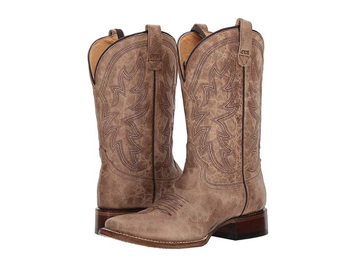 Roper Sense 1 (waxy Tan Vamp) Cowboy Boots