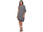 Michael Michael Kors Asymmetrical Rope Border Dress (black/white) Women's Dress