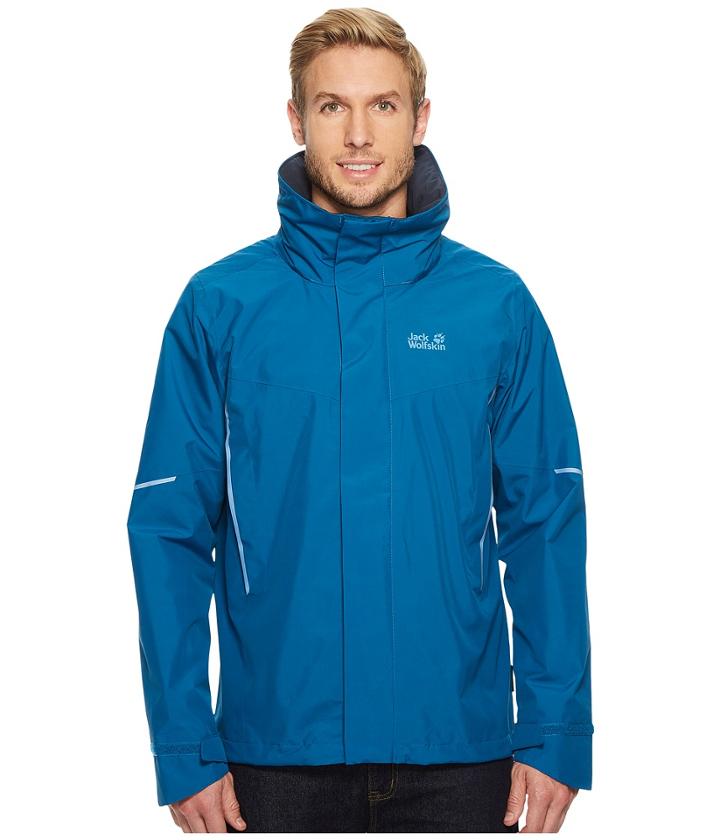 Jack Wolfskin Escalante Jacket (glacier Blue) Men's Coat