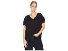 Bcbgmaxazria V-neck Pullover With Pockets (black) Women's Clothing