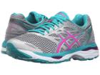 Asics Gel-cumulus(r) 18 (silver/pink Glow/lapis) Women's Running Shoes